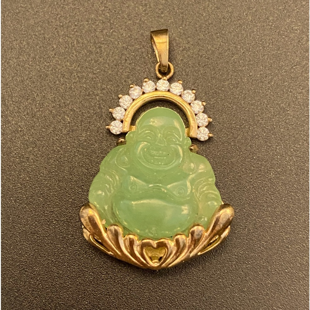 Green Buddha Pendant